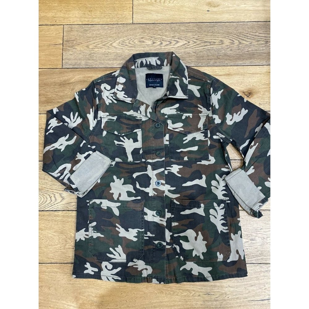 Anthro Sanctuary Camo 4 Utility Jacket Shacket - Picture 2 of 6
